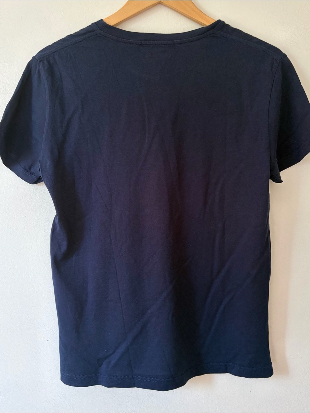 Alexander McQueen Navy Short-Sleeve Tee with Electric Blue Skull - Picture 3 of 6